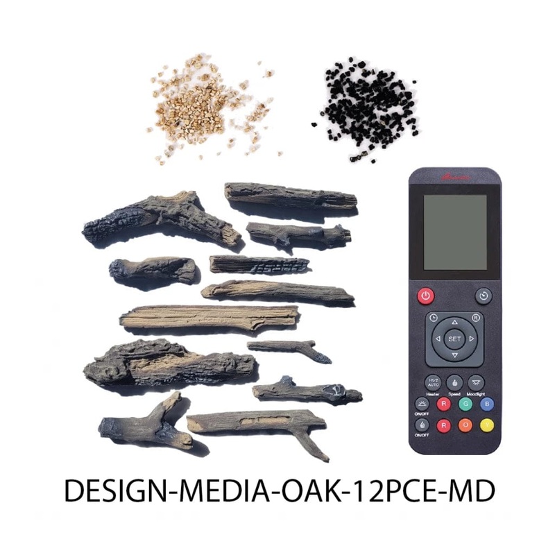 Amantii OAK – 12 Medium Piece Media Kit – DESIGN-MEDIA-OAK-12PCE-MD