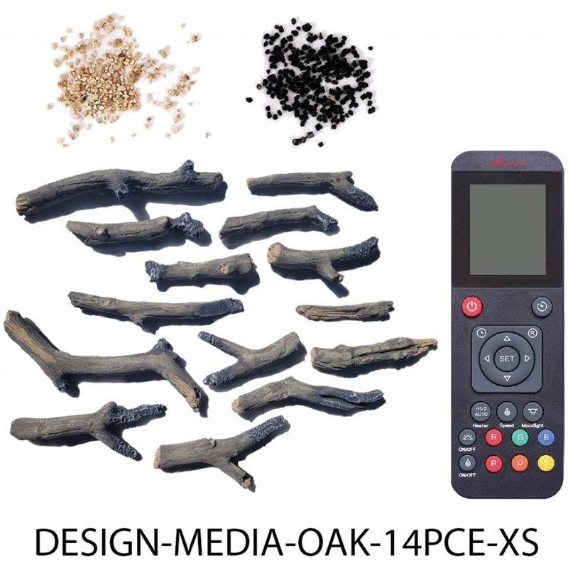 Amantii OAK – 14 Small Piece Media Kit – DESIGN-MEDIA-OAK-14PCE-XS