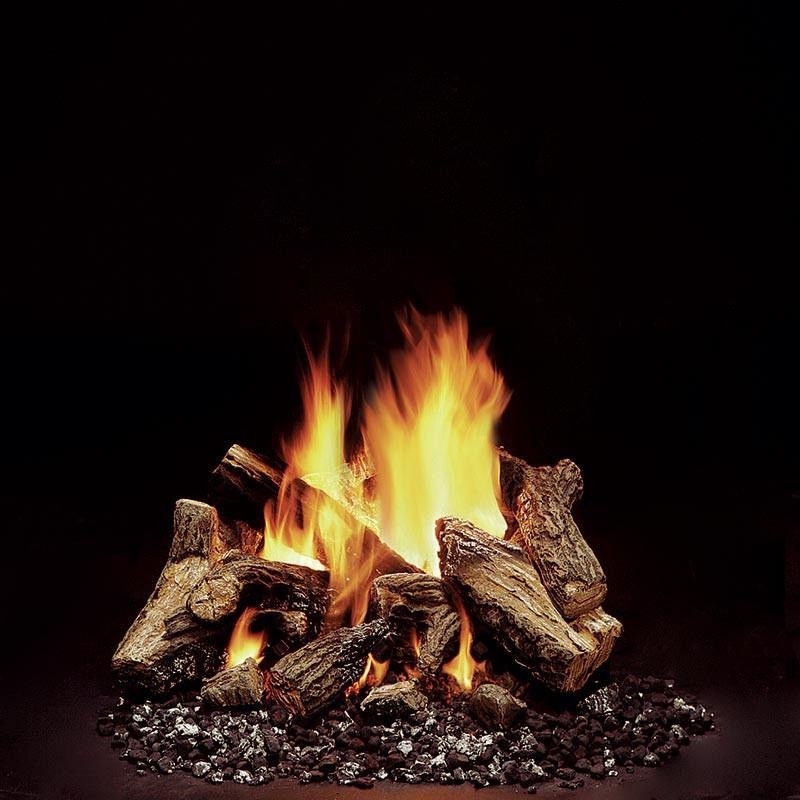 Majestic 8-piece Fiber Ceramic Duzy 5 Series Vented Gas Log Set