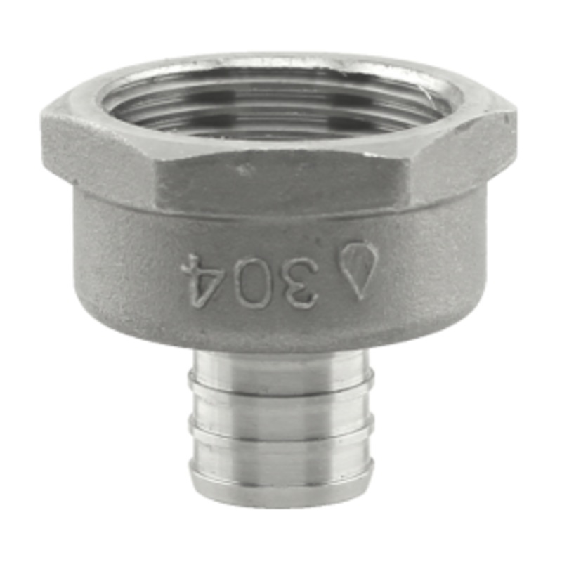 Plumbeeze  Stainless Steel PEX FPT Adapter