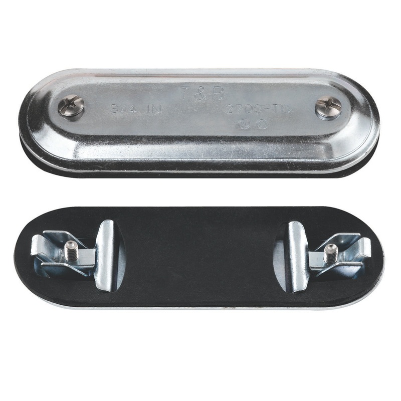 Thomas & Betts 280 Conduit Body Cover With Gasket 3/4 Inch Form 8 Stamped Steel