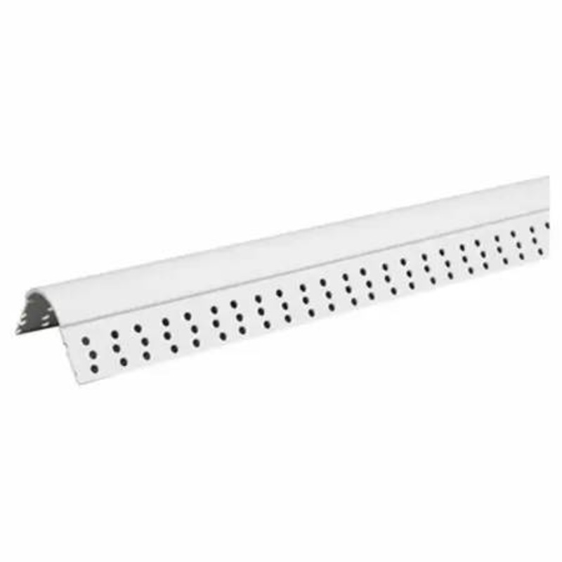White Vinyl Bull Nose Corner Bead  x 8