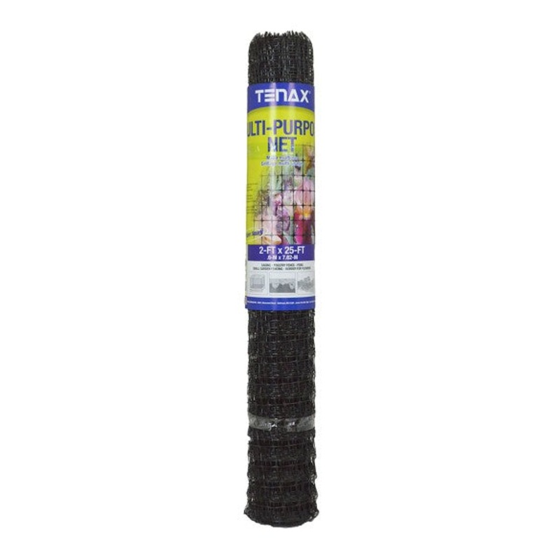 Tenax Multipurpose Fence 2′ x 25′ Black 60039989
