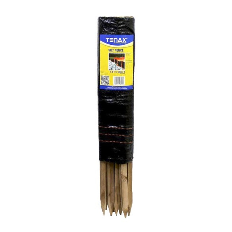 Tenax Silt Fence Erosion Control with Posts 3′ X 100′ 31900700