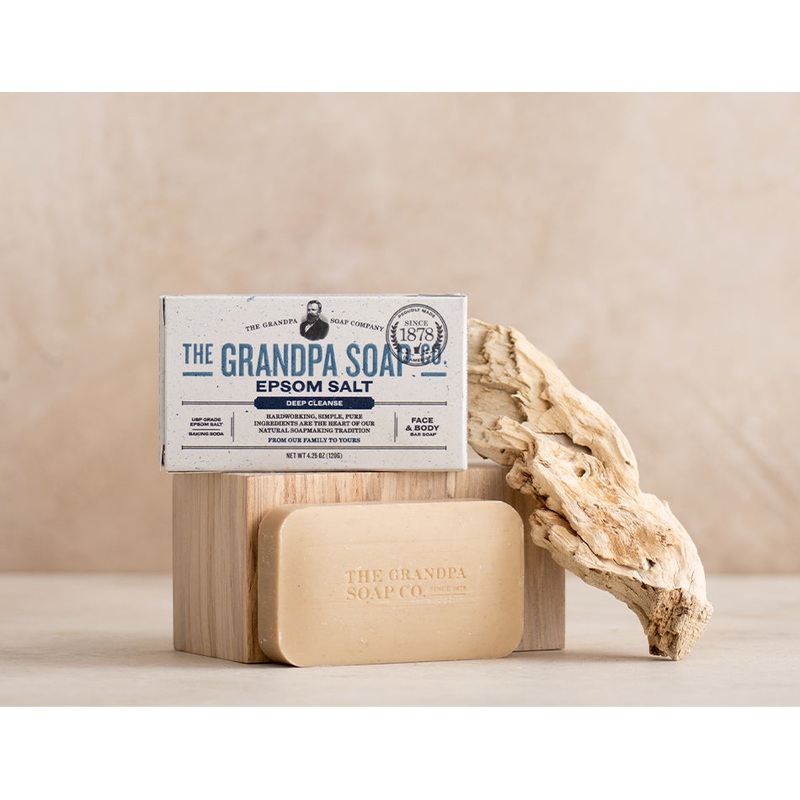 The Grandpa Soap Co.  Epsom Salt Bar Soap 4.25 Oz