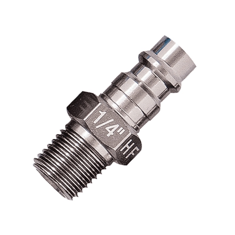 Tru-flate 1/4 HI FLO Design x 1/4 MNPT Aluminum Plug