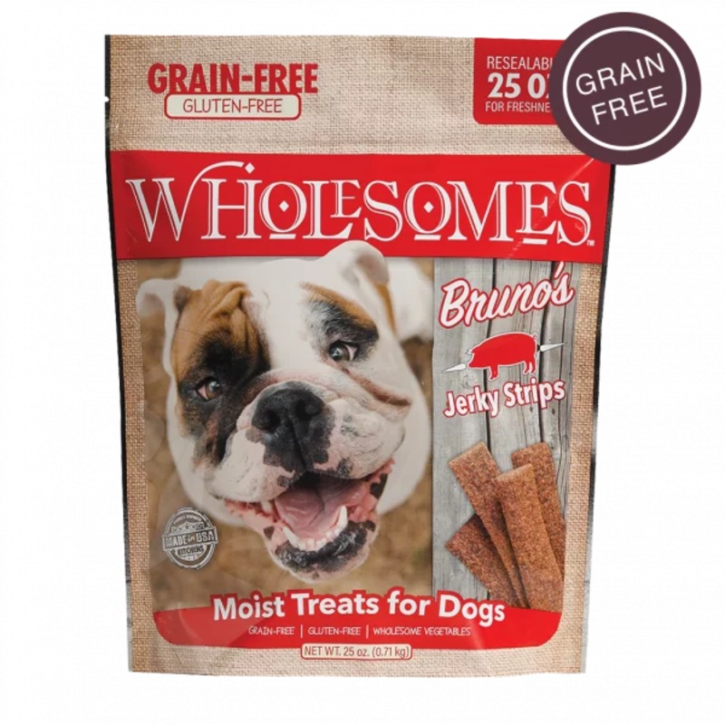 Wholesomes Brunos Pork Jerky Sticks For Dogs