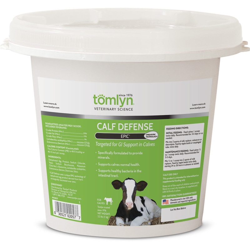 Tomlyn EPIC Calf Defense GI Support Supplement Powder