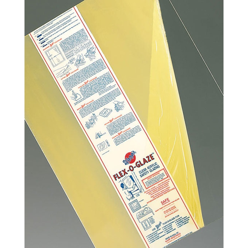 Warp Brothers Flex-O-Glaze Acrylic Safety Glazing 28in. x 30in.