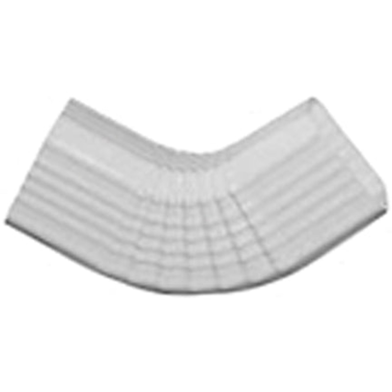 (5466) 3  ALUM SQ ELBOW WHT 30DEG