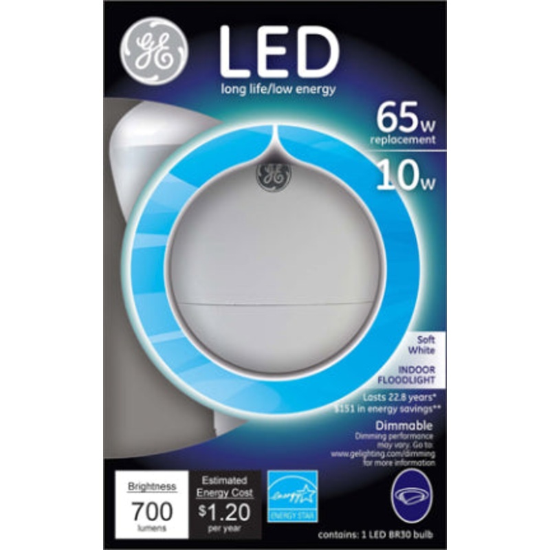 10W BR30 Med LED SW Flood 65W Eq.