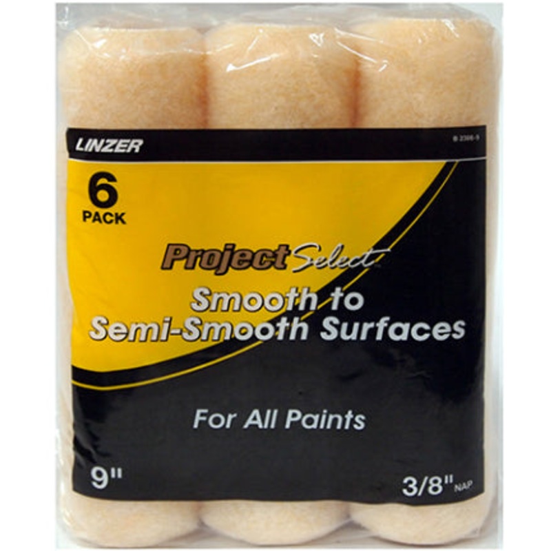 2386 0900 ROLLER COVER 3/8 IN POLY BLEND 6PK