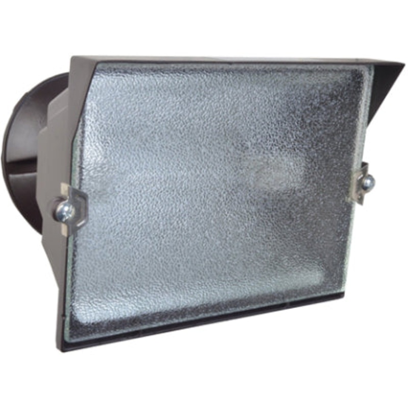 300W FLOOD LIGHT W/EYEBROW FRAME WHITE