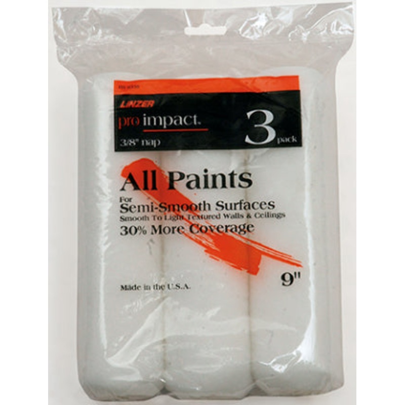 3PK 9  ROLLER COVER 3/8  NAP
