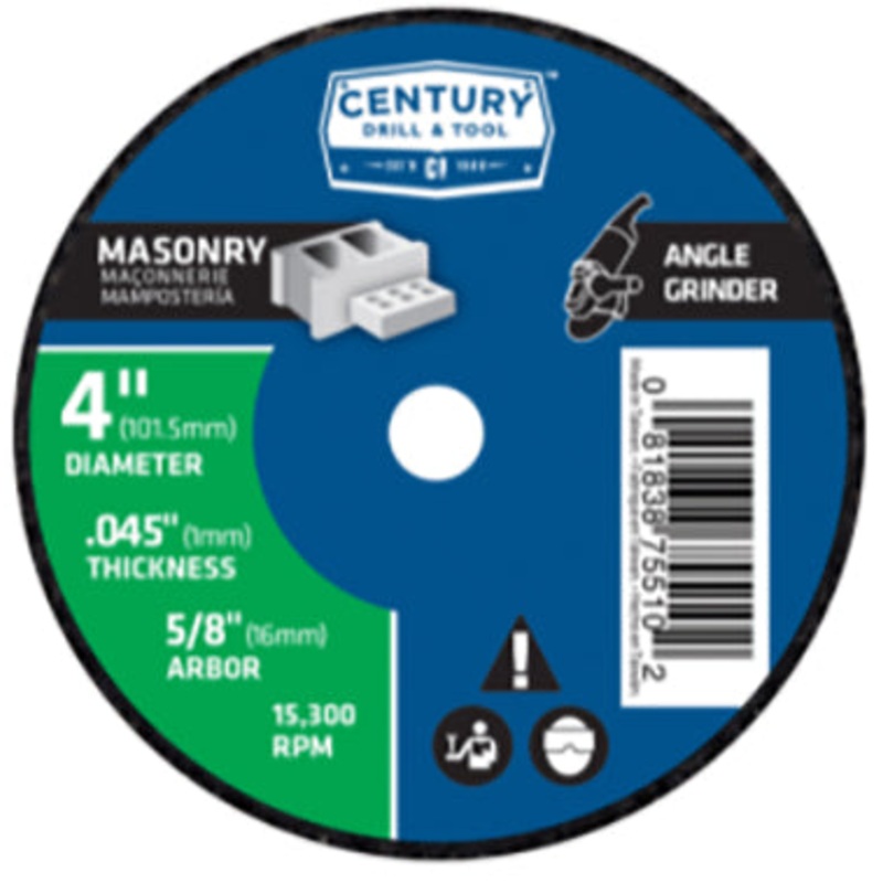 4X1/16 MASONRY W HEEL