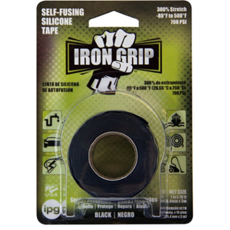 TAPE SILICONE 1 IN X 10 FT GY