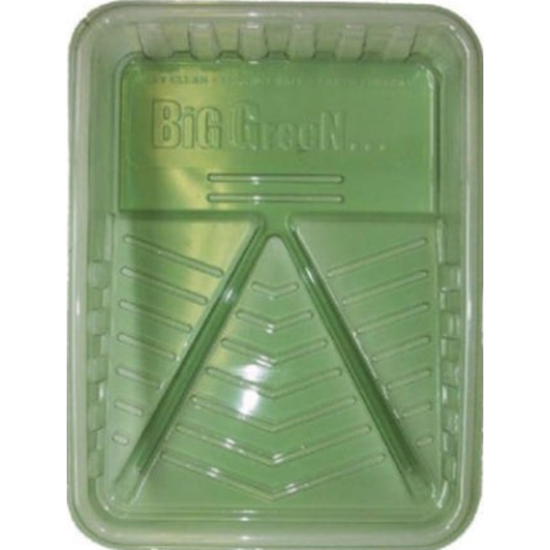 TRAY 9IN GREEN PLASTIC PAINT
