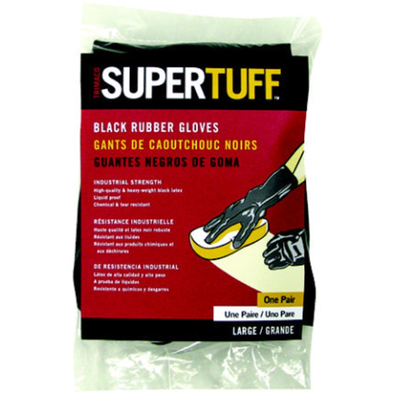 XLG BLACK INDUSTRIAL GLOVE