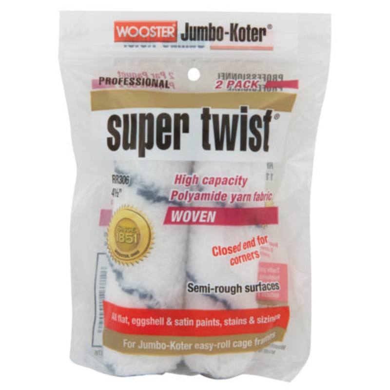 Wooster Brush 6-1/2 in. Jumbo-Koter Super Twist Polyamid Yarn Rollers