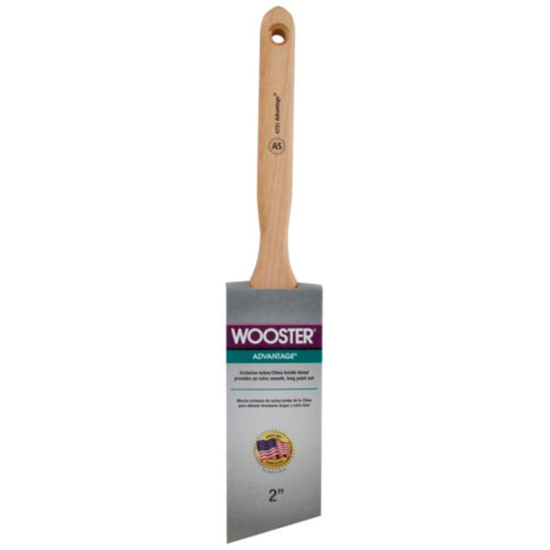 Wooster Brush Advantage Angle Sash Paintbrush, 3-inch
