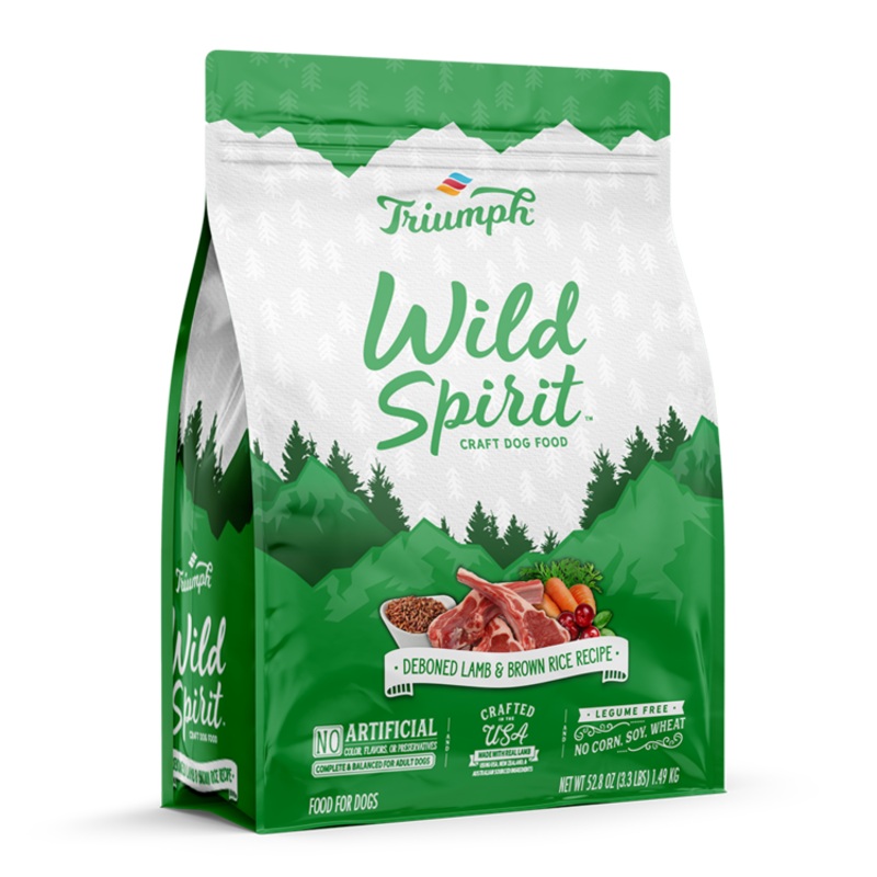 Triumph Wild Spirit Lamb & Brown Rice Recipe Dog Food 15 lb