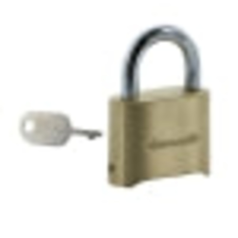 Ultra Hardware Brass 2 Padlock, Resettable 4-Dial Combination