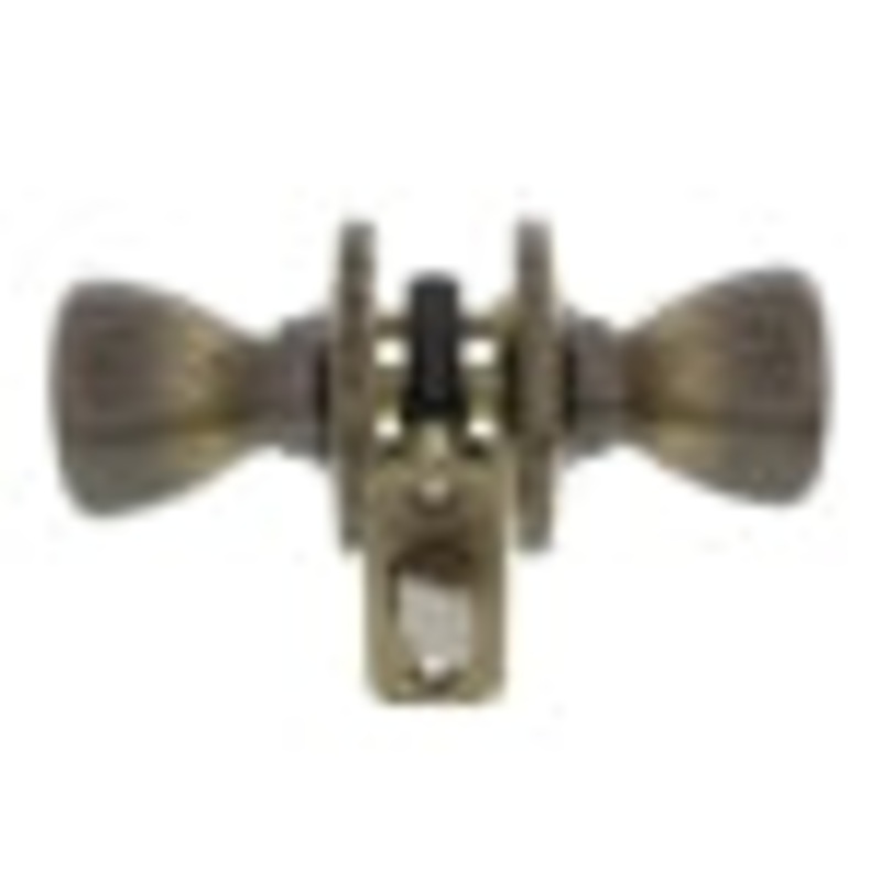 Ultra Hardware Tulip Knob Passage, Antique Brass Finish