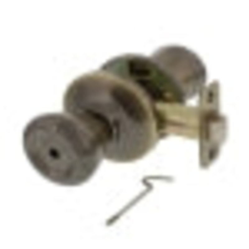 Ultra Hardware Tulip Knob Privacy, Antique Brass Finish