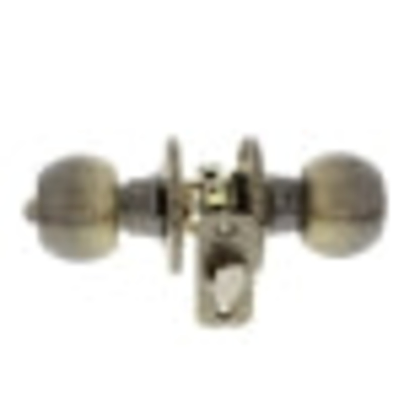 Ultra Hardware Chestnut Hill Ball Knob Entry, Antique Brass Finish