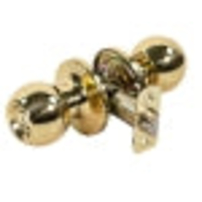 Ultra Hardware Chestnut Hill Ball Knob Entry, Polished Brass Finish