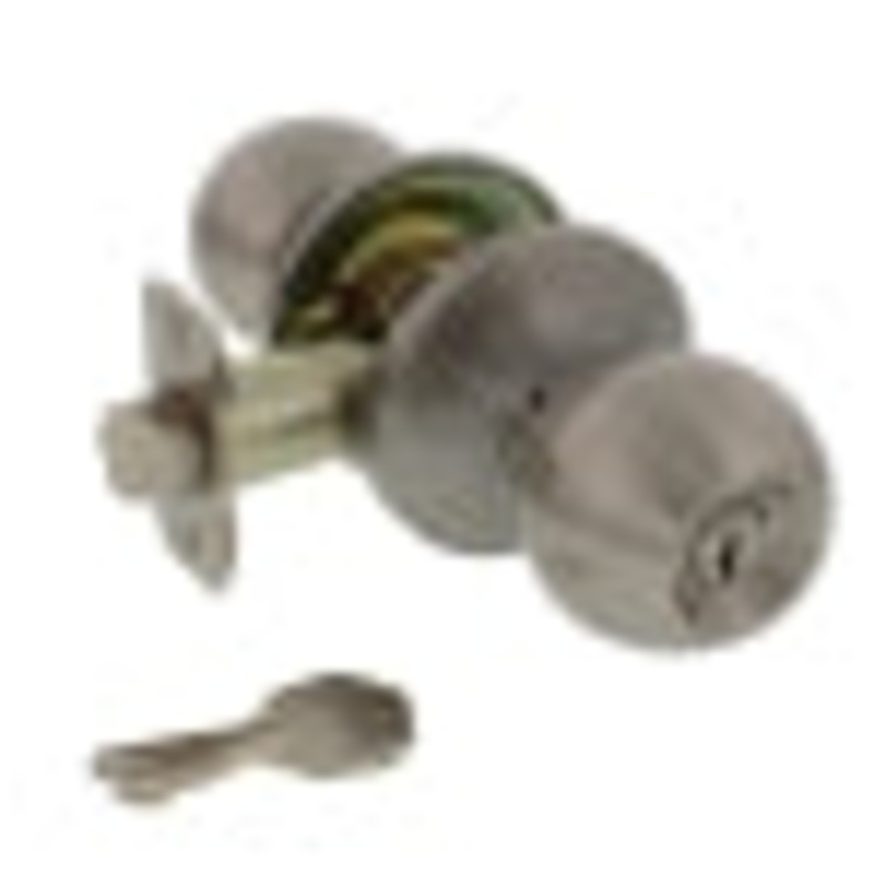 Ultra Hardware Chestnut Hill Ball Knob Entry, Satin Nickel Finish