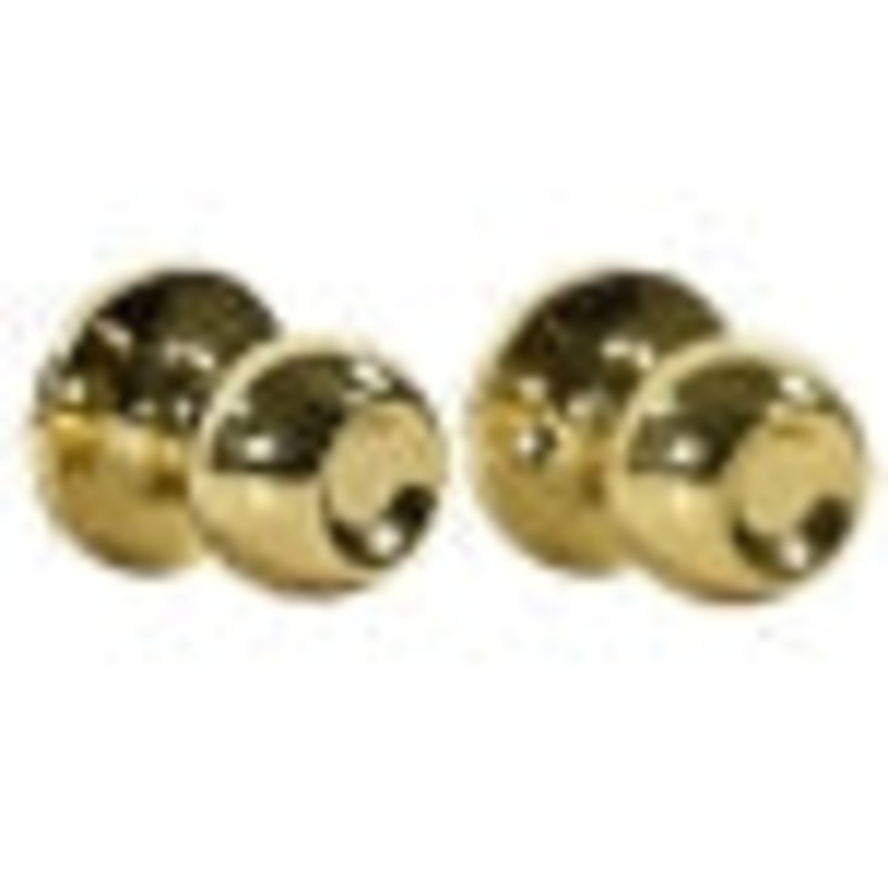 Ultra Hardware Chestnut Hill Ball Knob Passage, Polished Brass Finish