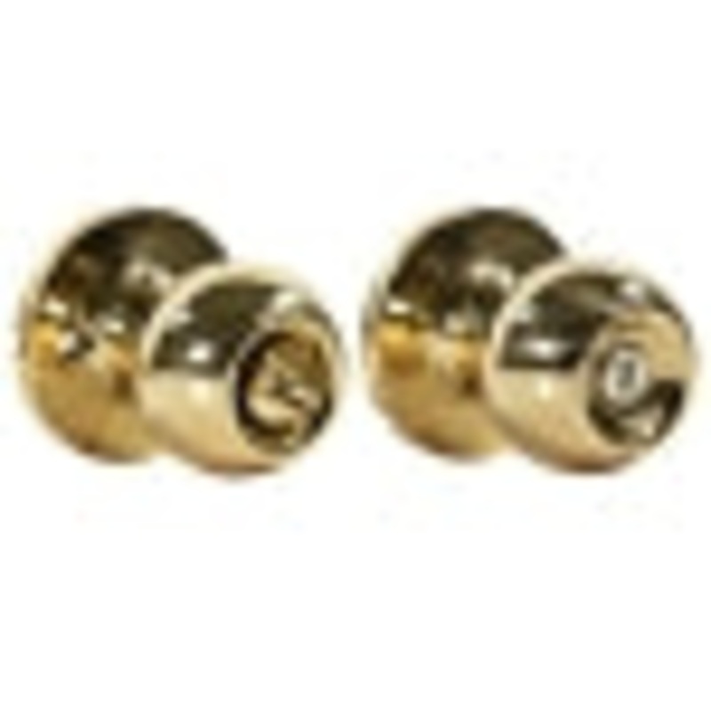 Ultra Hardware Chestnut Hill Ball Knob Privacy, Polished Brass Finish