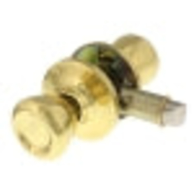 Ultra Hardware Mobile Home Tulip Knob Passage, Polished Brass Finish