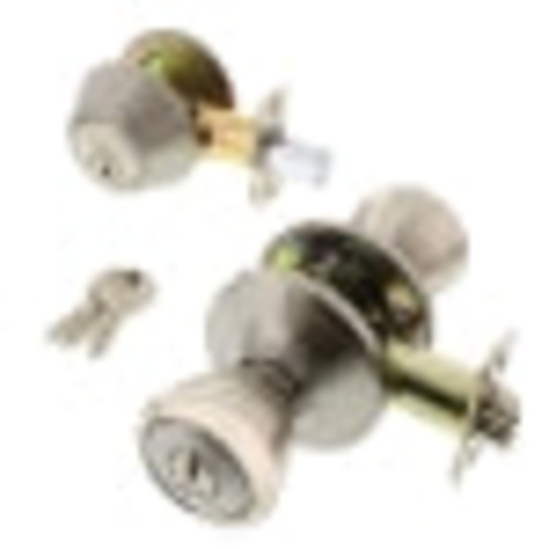 Ultra Hardware Tulip Knob Entry Set – 1 Cylinder Deadbolt, Stainless Steel