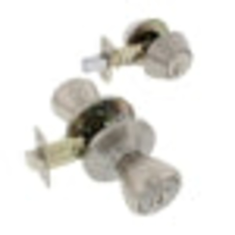 Ultra Hardware Tulip Knob Entry Set – 2 Cylinder Deadbolt, Stainless Steel