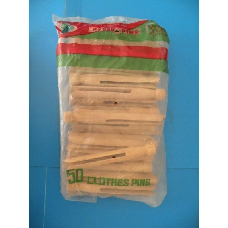 World & Main/Cranbury 50ct Wood Clothespin
