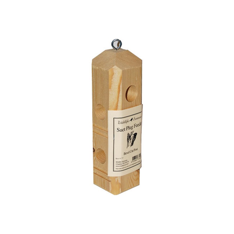 Wildlife Sciences Suet Plug Feeder – Pine
