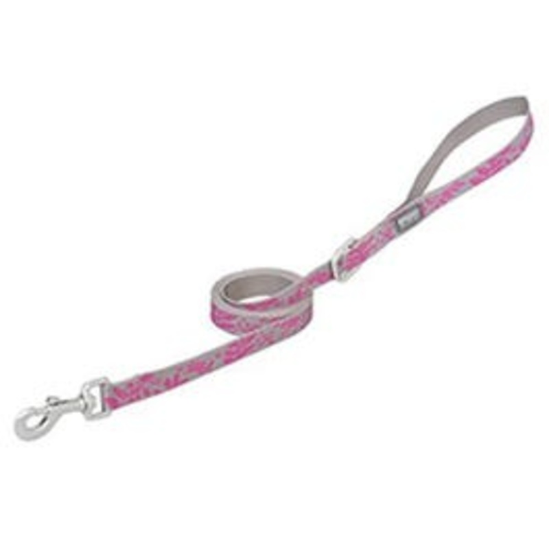 Terrain Dog Leash, Pink, 3/4-In. x 4-Ft.