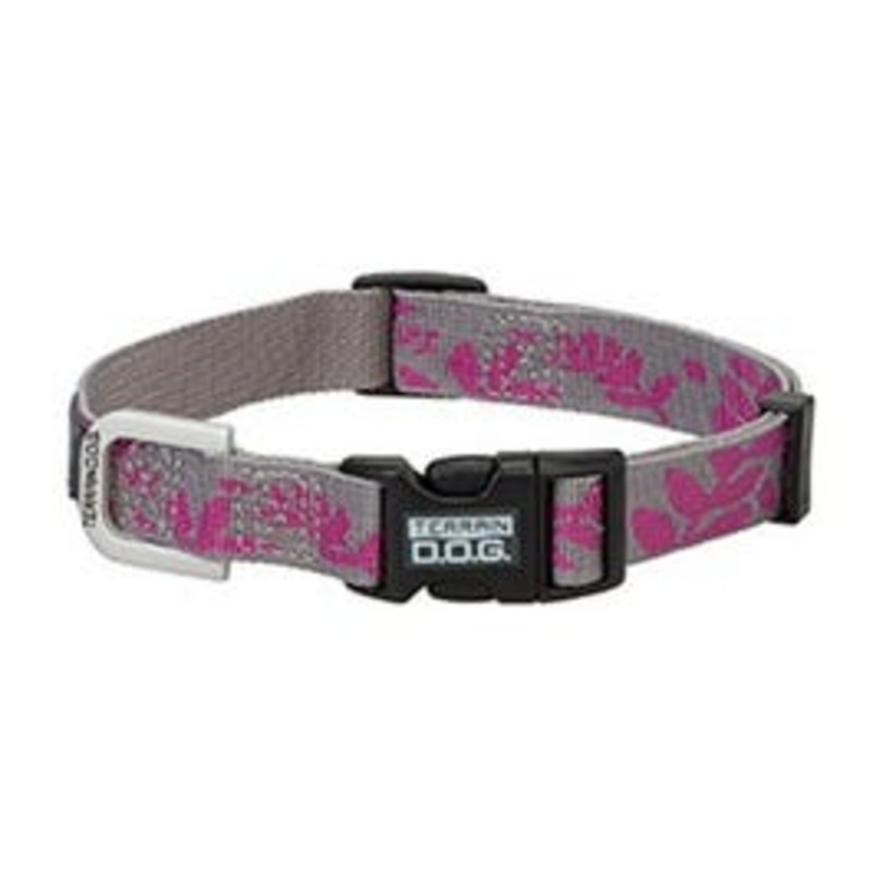 Terrain Snap-N-Go Dog Collar, Leaves, Nylon, Medium