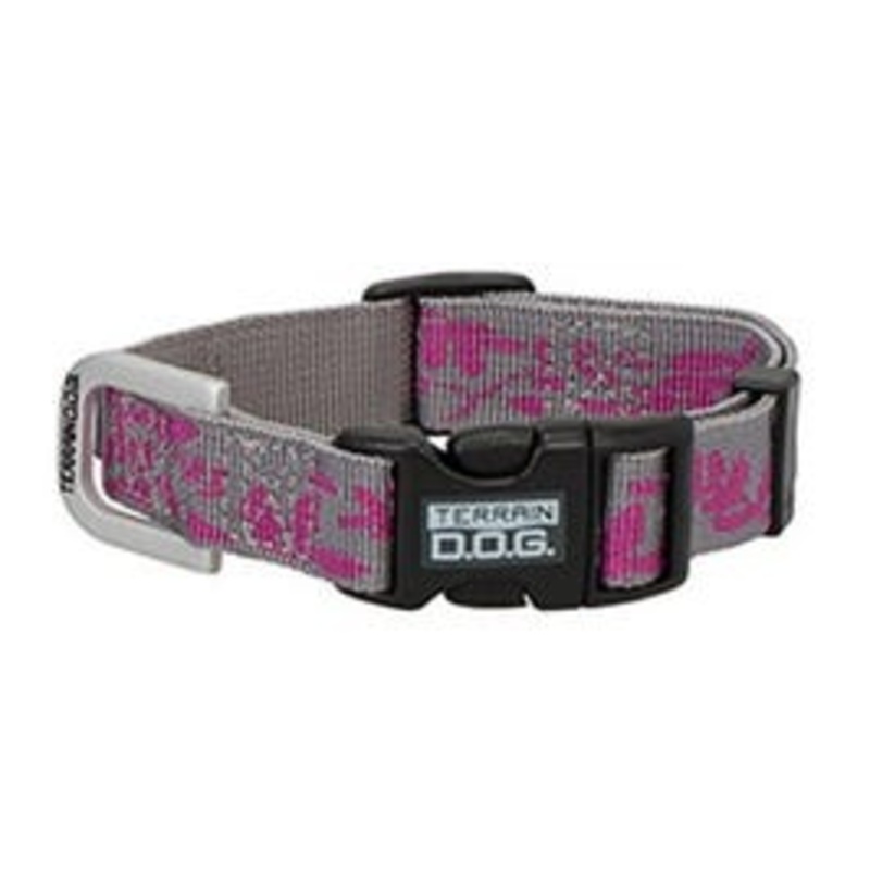 Terrain Snap-N-Go Dog Collar, Leaves, Nylon, Small