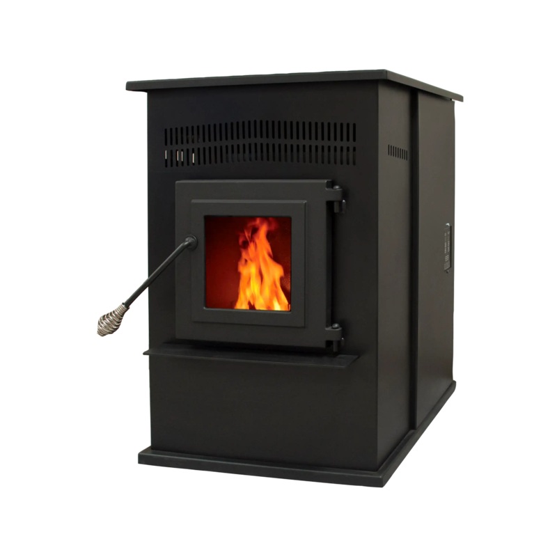 Summers Heat Pellet Stove- 24,000 BTU 120-Lb Hopper