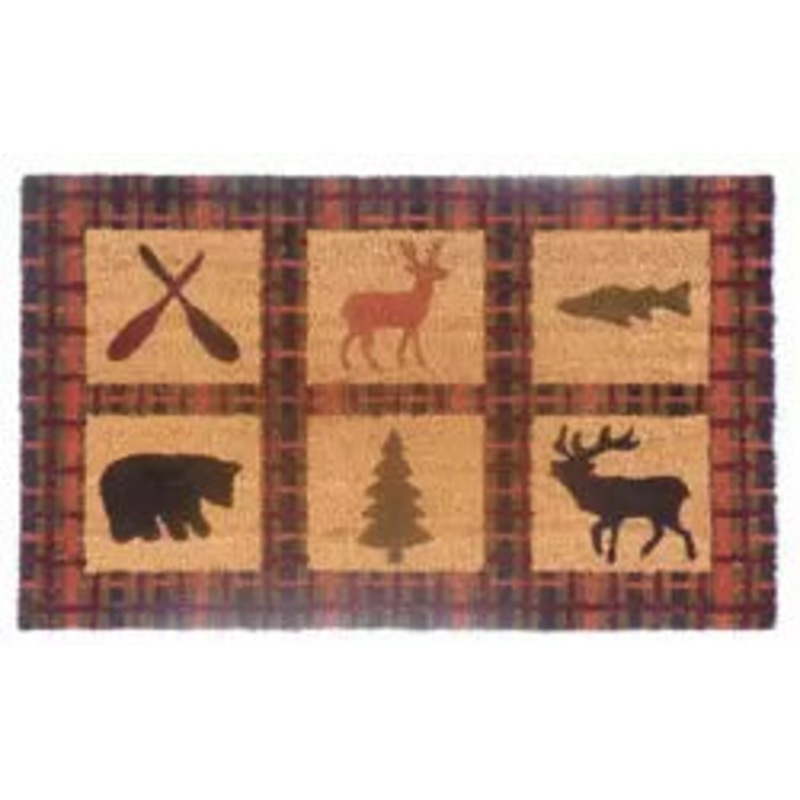 Technoflex 18-in x 30-in Outdoor Printed Coco Door Mat