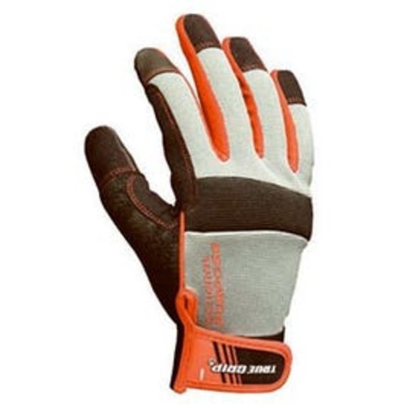Winter Gloves, Gray/Red/Black, Men’s’ Large