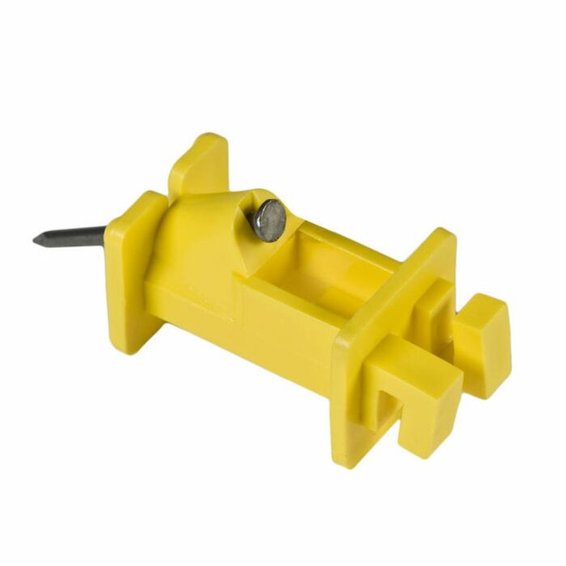 Zareba Yellow Wood Post Insulator