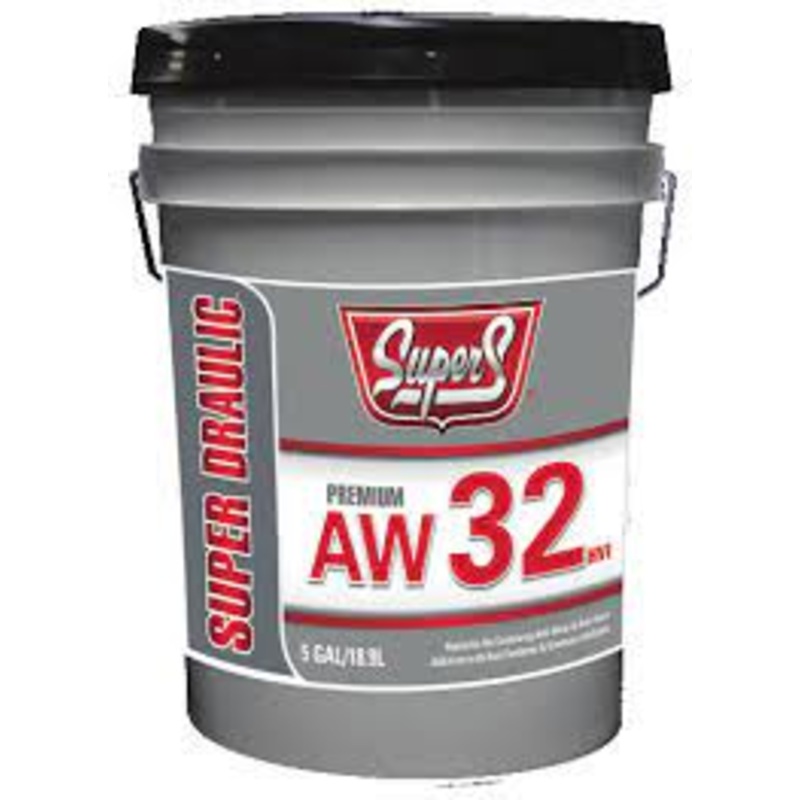 Super S SUS36 Hydraulic Fluid AW 32, 5 Gallon