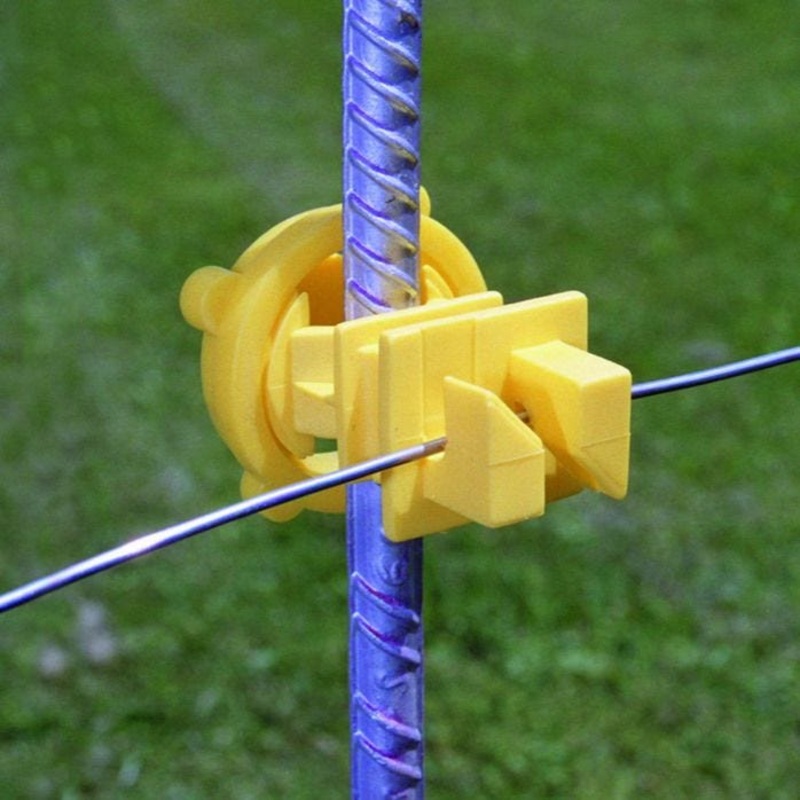 Zareba Yellow Rod Post Insulator 1/2
