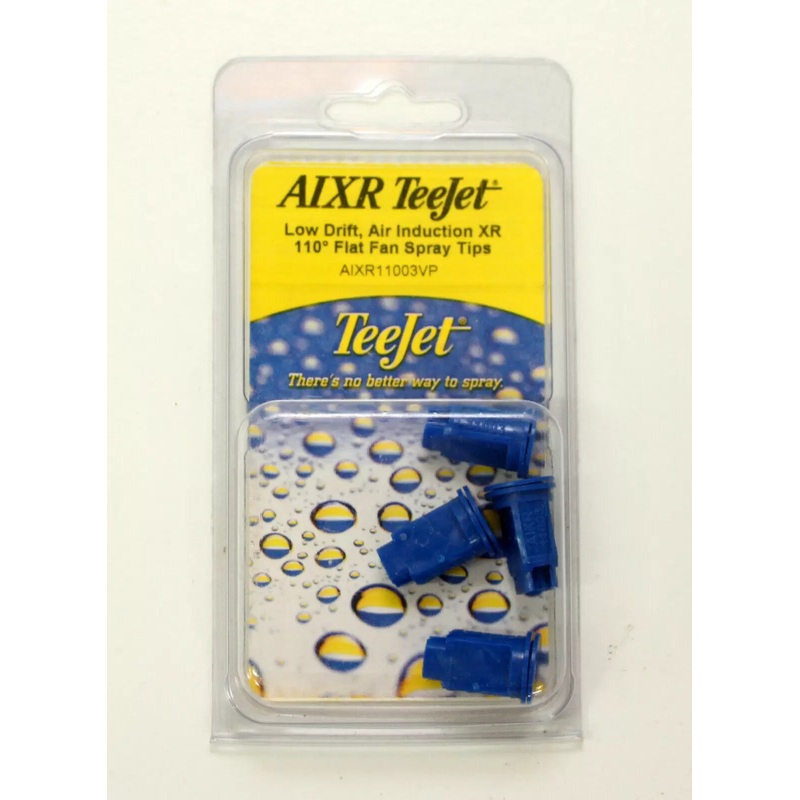 TeeJet Technologies Aixr Low Drift, Air Induction XR 110 Flat Fan Spray Tips Blue