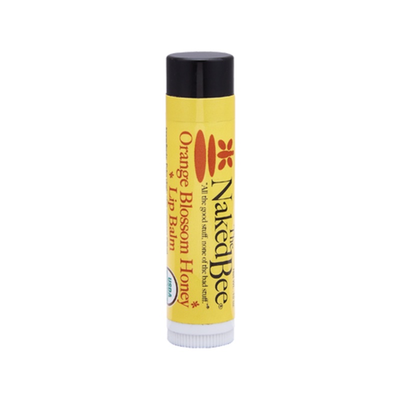 The Naked Bee Orange Blossom Honey USDA Organic Lip Balm .15 oz