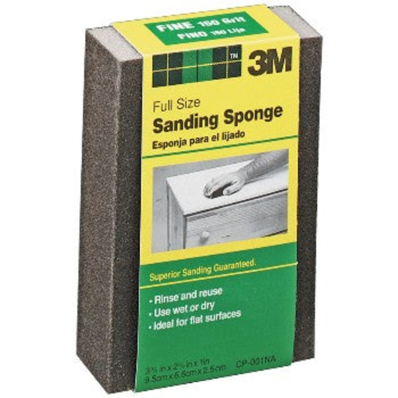 3M 051115004904 Sanding Sponge – Flexible, Fine Grit